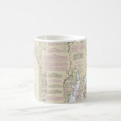 Puget Sound Nautical Chart 18440 Kaffeetasse (Mittel)