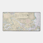 Puget Sound Nautical Chart 18440 Schreibtischunterlage (Vorderseite)