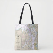 Puget Sound Nautical Chart 18440 Tasche (Vorderseite)