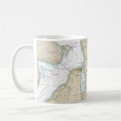 Puget Sound Oak Bay bis Shilshole Bay Kaffeetasse (Links)