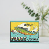 Puget Sound Postcard Postkarte (Stehend Vorderseite)