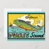 Puget Sound Postcard Postkarte (Vorne/Hinten)