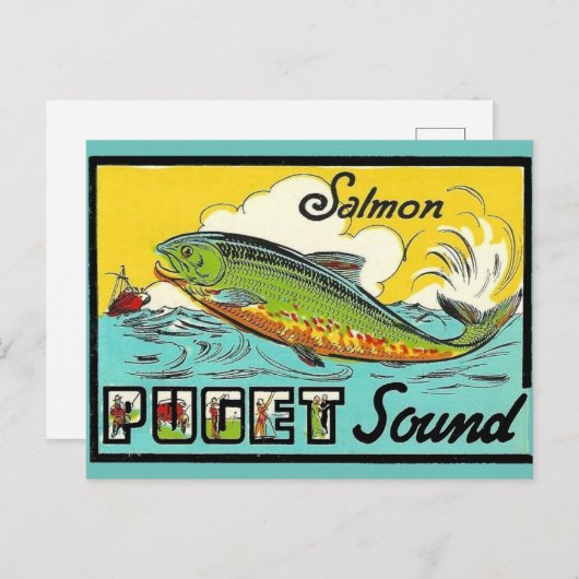 Puget Sound Postcard Postkarte (Vorne/Hinten)