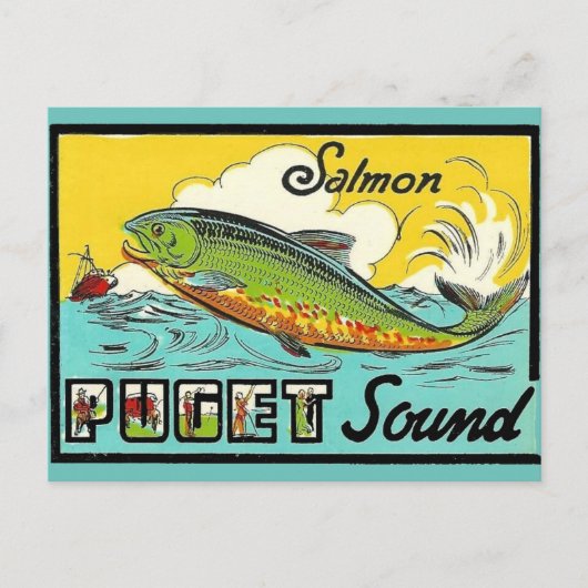 Puget Sound Postcard Postkarte (Vorderseite)