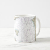 Puget Sound Seattle to Bremerton Nautic Chart Kaffeetasse (VorderseiteRechts)