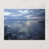 Puget Sound Seattle Washington Postkarte (Vorderseite)