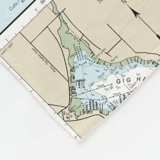 Puget Sound Shilshole Bay bis zur Commencement Bay Fleecedecke (Ecke)