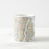 Puget Sound Southern Part Nautical Chart 18448 Kaffeetasse (Mittel)