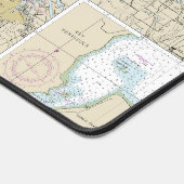 Puget Sound Southern Part Nautical Chart 18448 Schreibtischunterlage (Ecke)