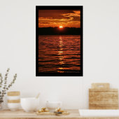 Puget Sound Sunset Poster (Küche)