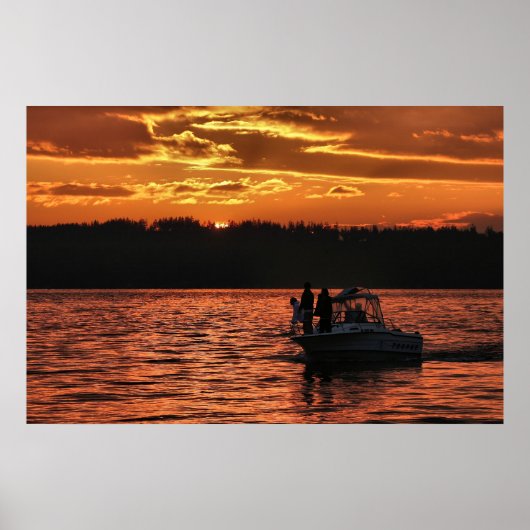 Puget Sound Sunset Poster (Vorne)