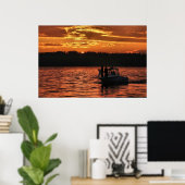Puget Sound Sunset Poster (Heimbüro)