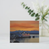 Puget Sound Sunset Postkarte (Stehend Vorderseite)