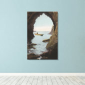 Puget Sound, WA - Höhle in Täuschung Leinwanddruck (Insitu (Holzboden))