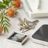 Puget Sound, WA - Höhle in Täuschung Schlüsselanhänger (Seite)