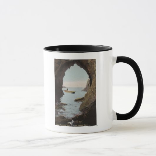 Puget Sound, WA - Höhle in Täuschung Tasse (Rechts)