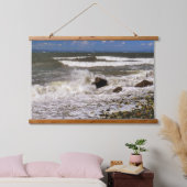 Puget Sound Washington Beach Foto Wandteppich Mit Holzrahmen (Schlafzimmer)