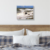Puget Sound Washington Rocky Beach Waves Foto Leinwanddruck (Insitu (Schlafzimmer))