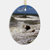 Puget Sound Washington Seascape Foto Keramik Ornament (Rechts)