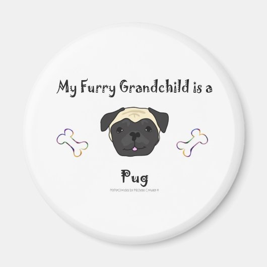 PugFawn Magnet (Vorne)