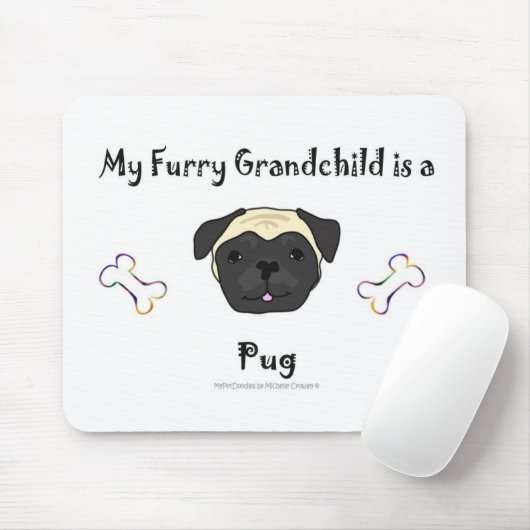 PugFawn Mousepad (Mit Mouse)