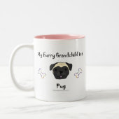 PugFawn Zweifarbige Tasse (Links)