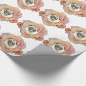 PugFlower Geschenkpapier (Ecke)
