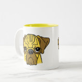 Puggie Wuggie Zweifarbige Tasse (Vorderseite Links)