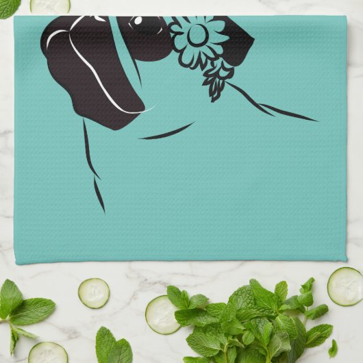 Pugging fabelhaft geschirrtuch (Gefaltet)