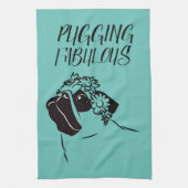 Pugging fabelhaft geschirrtuch (Vertikal)