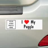 Puggle Autoaufkleber (Auf Auto)