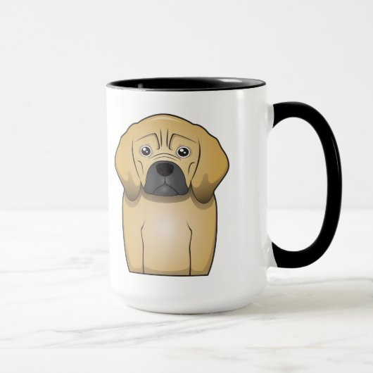 Puggle Cartoon Tasse (Rechts)
