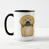 Puggle Cartoon Tasse (Links)