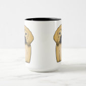 Puggle Cartoon Tasse (Zentrum)