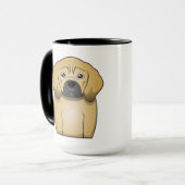Puggle Cartoon Tasse (Vorderseite Links)