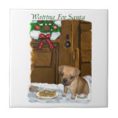 Puggle Christmas Fliese (Vorderseite)