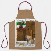 Puggle Christmas Geschenke Schürze (Vorderseite)