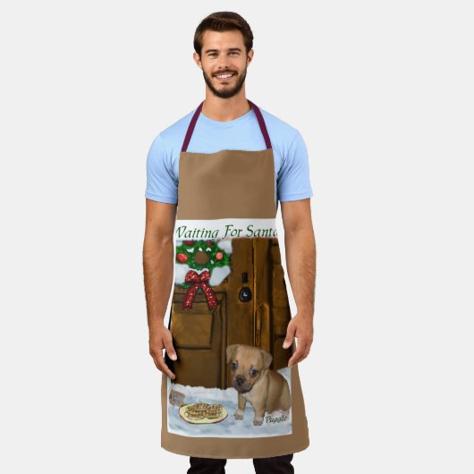Puggle Christmas Geschenke Schürze (Getragen)