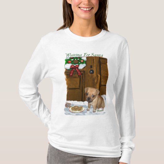 Puggle Christmas Geschenke T-Shirt (Vorderseite)