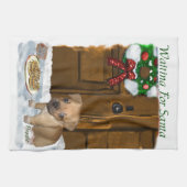 Puggle Christmas Handtuch (Horizontal)