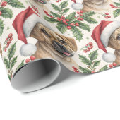 Puggle Christmas Wrapping Paper Geschenkpapier (Rolleneckpunkt)