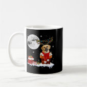 Puggle Dog Chimney Ugly Christmas Lights Xmas Paja Kaffeetasse (Links)