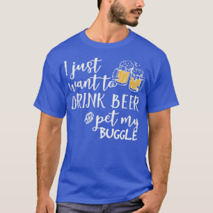 Puggle Dog Lover Beer T-Shirts Funny Dog Mama Gesc
