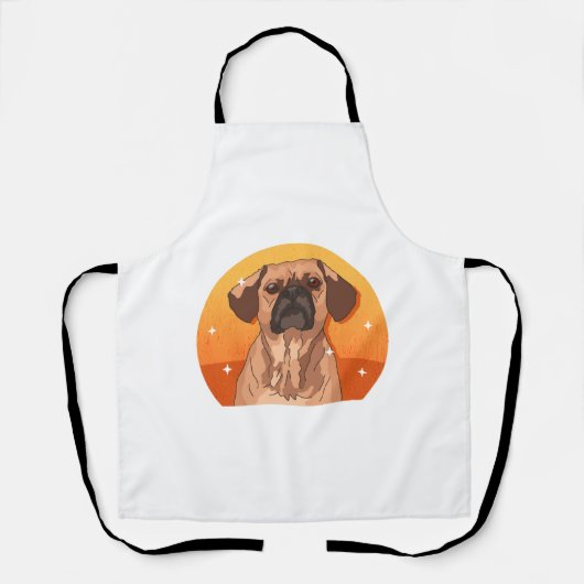 Puggle Dog Owner Puggles Lover Schürze (Vorderseite)