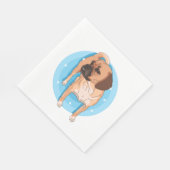 Puggle Dog Owner Puggles Lover Serviette (Ecke)