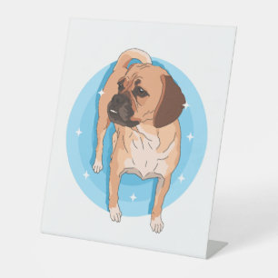 Puggle Dog Owner Puggles Lover Sockelschild