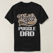 Puggle Dog Vater (Worlds Best) Haustier-Besitzer T T-Shirt (Design vorne)