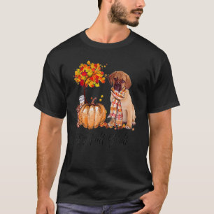Puggle Es ist Herbst, Leute Kürbisbaum Kaffee Scho T-Shirt