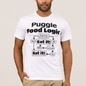 Puggle Food Logic T-Shirt (Vorderseite)