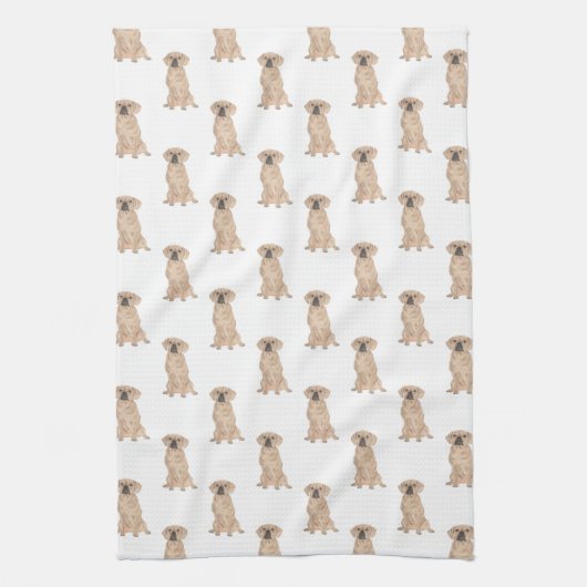 Puggle Geschirrtuch (Vertikal)